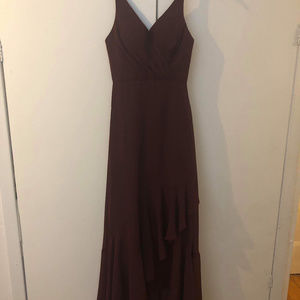 Women's Burgundy Gown Size 2